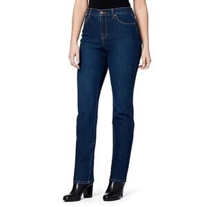 Gloria Vanderbilt Women's Petite Amanda Straight-Leg Jeans in Madison Wash